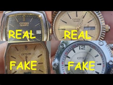 citizen watch fake or real|citizen watch authenticity check.